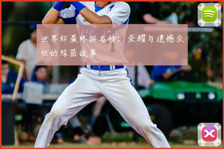 世界杯最终排名榜:荣耀与遗憾交织的绿茵故事